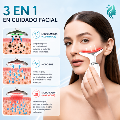 Maseajador facial 7 Colores